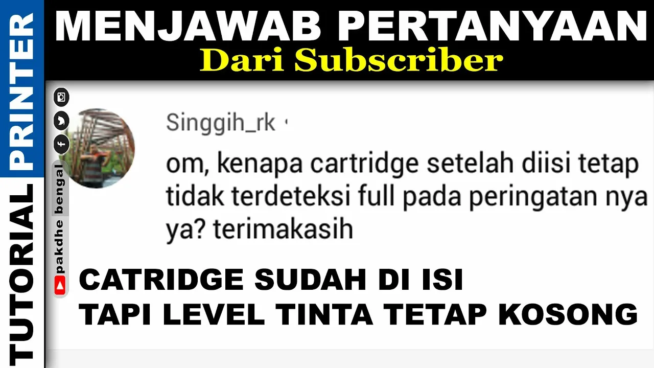 ... cartridge canon tidak terdeteksi, cara memperbaiki cartridge printer tidak terbaca, cara mengata. 