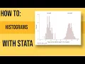 How to make histograms with Stata short tutorial
