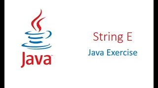 String E Java Exercise CodingBat com