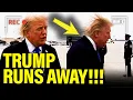 Trump RUNS OFF Tarmac after TRASHING TROOPS