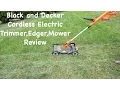 Black Decker MTC220 12 Inch Lithium Cordless 3 in 1 Trimmer Edger and Mower 20 volt Review
