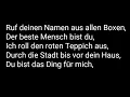 Chöre - Mark Forster (Lyrics)