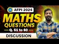 AFPI 2024 Q 51 - Q 60 By SAHILL SIR