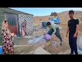 Download Lagu 🤝👩‍👧‍👦Meeting with Fatima + ✂️Sewing Razieh's clothes + 🧱Cementing the house's facade!