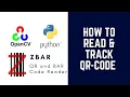 QR code reading and tracking with Python PyZBar OpenCV