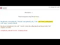 Thread creation using pthread library Pthread - create pthread
