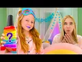 Download Lagu Nastya and Maggie first sleepover - Pajama party for kids