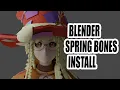 Blender 3 1 Spring Bone Installation