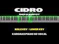 Download Lagu CIDRO - Didi Kempot  MALE KEY Karaoke Piano  by Othista