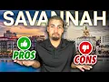 Pros and Cons of Living in Savannah Georgia You Might Regret It