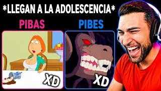 Cuando llegas a la adolescencia... - CHICOS vs CHICAS 😂