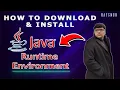 How To Download Install Java Runtime Environment JRE NAFSMUN