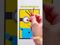 Cute Minions Simple Craft for Children
