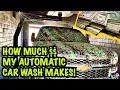 How much my Automatic Car Wash made in 1 Month