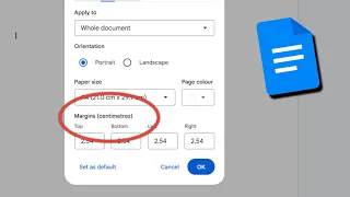 Google Doc Page Margin Google Doc Margin Google Docs Margin Settings