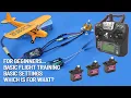 Tutorial for RC Airplane Modeling Beginners Basic Flight Training Basic Settings