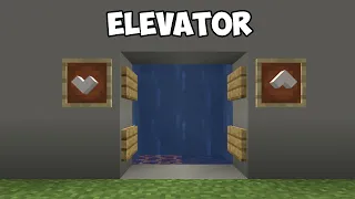 Easy Bubble Column Water Elevator in Minecraft Bedrock Java