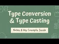 Class-3 Java Type Conversion and Casting Explained Java Tutorial for Beginners