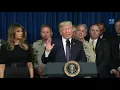 President Trump Addresses Heroes In Las Vegas