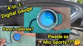 Download (Part 1)Universal 4in1 Digital Gauge | Mio Sporty-Compatible | Features | How to Set/Calibrate MP3