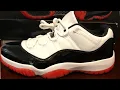 Air Jordan 11 Low concord bred review Fake version