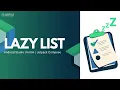 List Lazy Column Lazy Row in Jetpack Compose using Kotlin Android Studio