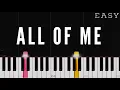 Download Lagu John Legend - All Of Me | EASY Piano Tutorial