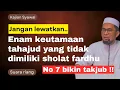 Download Lagu 6 keutamaan sholat tahajud yang tidak dimiliki sholat fardhu | Ust Adi Hidayat