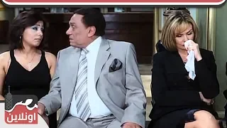 مشهد العزاء من فيلم بوبوس عادل إمام و يسرا 