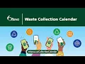How to use the digital waste collection calendar