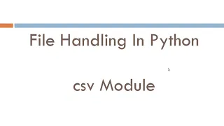 CSV dictionary Writer in Python