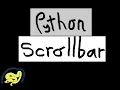 Tkinter add scrollbar to a text widget when you do not see them
