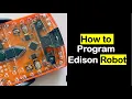 How to program edison robot