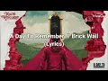 A Day To Remember - Brick Wall (Lyrics)