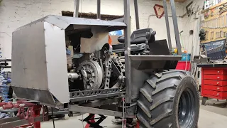 6x6 Forwarder Ep.18 - Hood, Steering Pump, Waterproof Plywood Floor