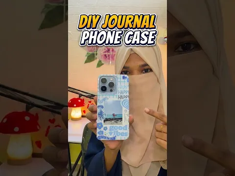 1st Time⁉️Journal On Phone Case📱🦋✨ #diy #craft #shorts