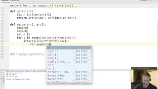 Merge Sort Algorithm in Python