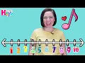 sing and count - with a number line