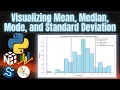 Visualizing Mean Median Mode and Standard Deviation with Python Tech NS Arena