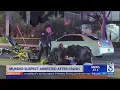Murder suspect arrested after crash in Fullerton