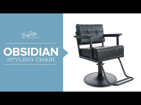 Obsidian Styling Chair by Buy-Rite Beauty | Bold Design & Maximum Durability for Modern Salons