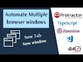 Handle multiple windows or popups in protractor