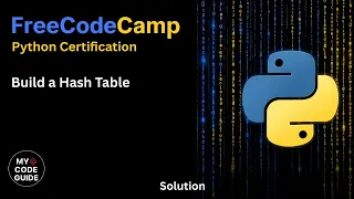 Build a Hash Table - FCC Python Course