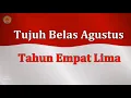 Download Lagu LAGU/MUSIK : HARI MERDEKA (17-AGUSTUS-1945)KARAOKE, UNTUK UPACARA 17 AGUSTUS//IRANGAN MUSIK AGUSTUS