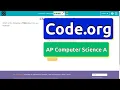 Code org Lesson 2 5 Java Lab Tutorial with Answers Unit 1 Computer Science A CSA