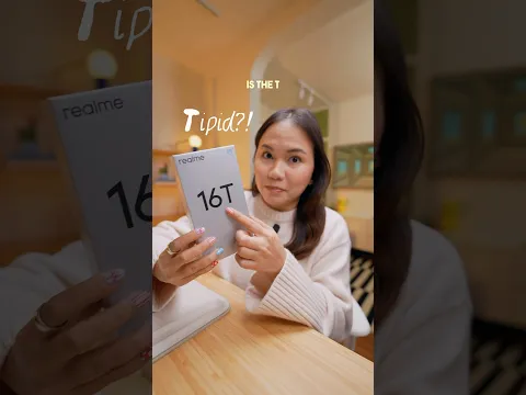 is “T” for Tipid sa battery!? 🤔 #realme16T #realme