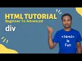 html bangla tutorial 29 div dividing screen of a web page