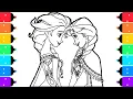 Frozen Coloring Elsa Anna Coloring Pages
