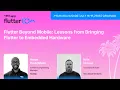 Flutter Beyond Mobile Lessons from Bringing Flutter to E - Aaron Crutchfield Fluttercon USA 2026