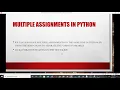 Variables Declaration Assignment and Python Keywords Lesson 3